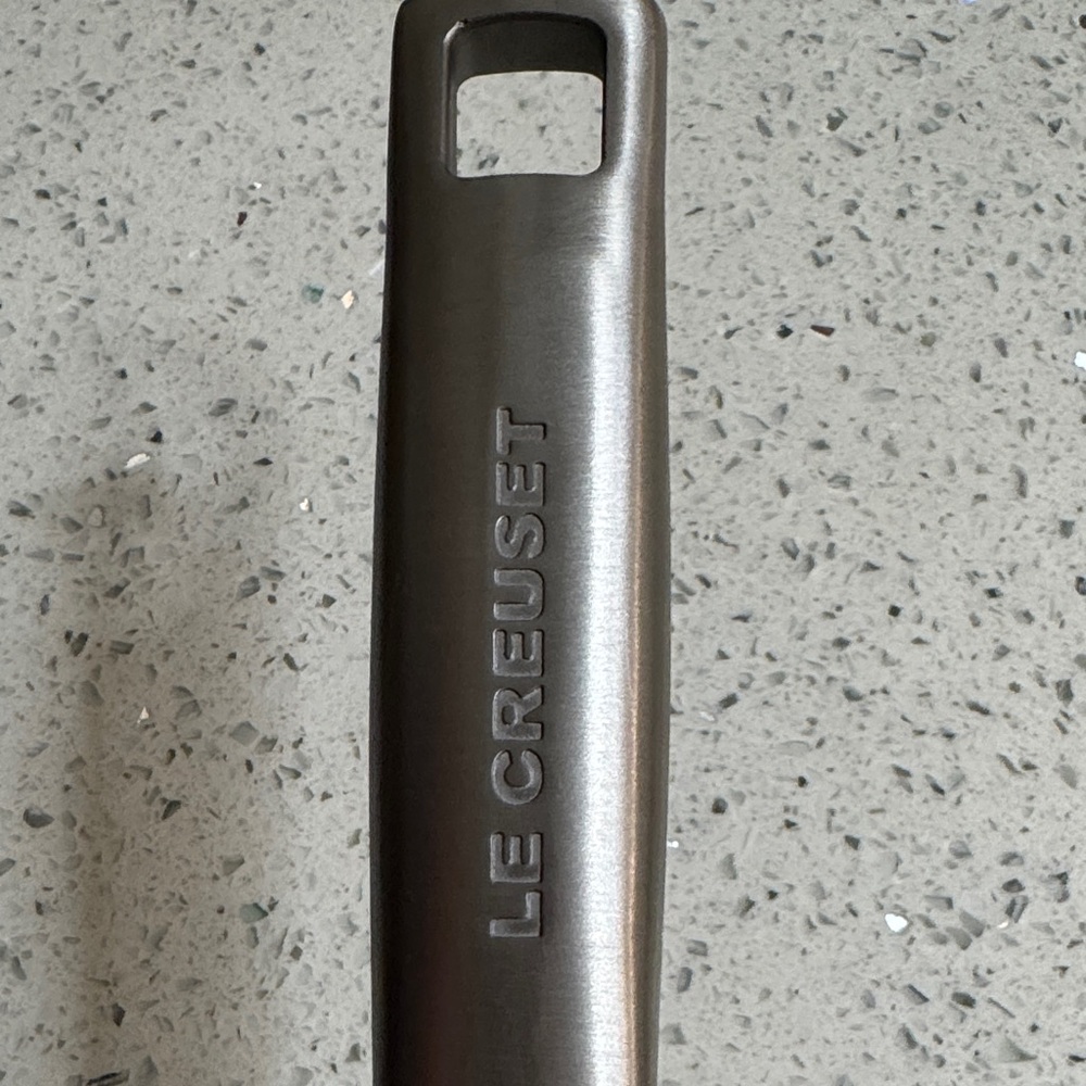 Le Creuset Silver Frying Pan 9  1/2 inch - Picture 2 of 7